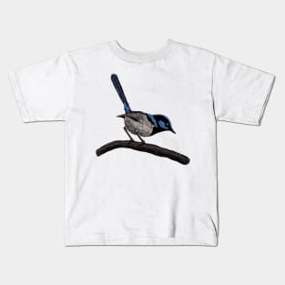 Fairy wren drawing Kids T-Shirt